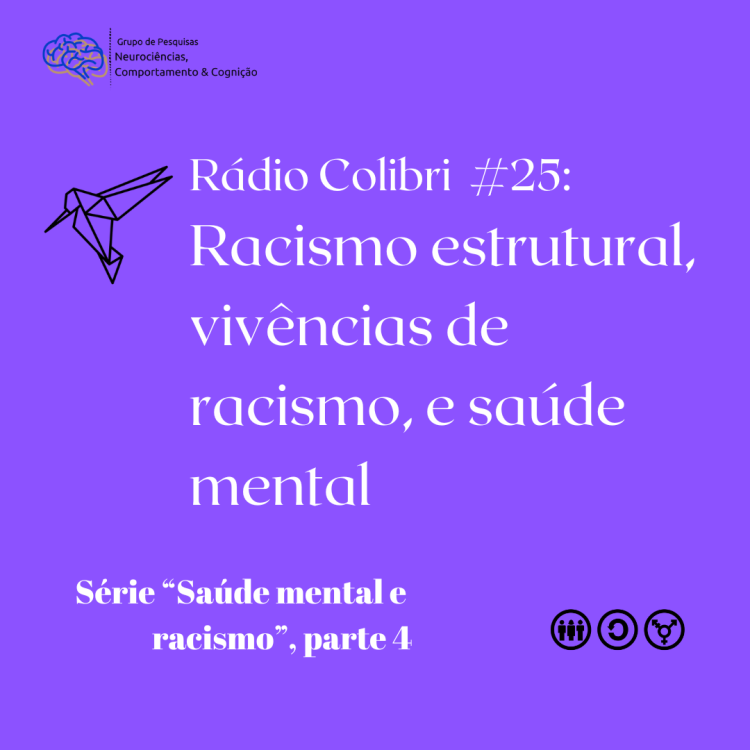 Rádio Colibri #25: Racismo estrutural, vivências de racismo, e saúde mental